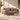 Taupe 3-seat upholstered sofa with rounded arms, three seat cushions and bolster pillows