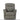 Gray leather rocker recliner with tall backrest and wide seat cushion