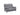 2-seater sofa in steel grey upholstery, side view with tufted back and padded arms.