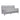 3-seater fabric sofa, steel grey, wide seat cushions and rounded armrest