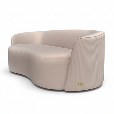 HAYWORTH 3-SEATER SOFA by ELLE HOME (Pleated)