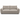 Light brown coffee 3-seater sofa with two seat cushions and padded armrests