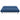 Blue sofabed mattress-style top with tufted channels and black legs