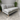 Sofabed with low armrests, three back cushions, plush seat, light grey upholstery