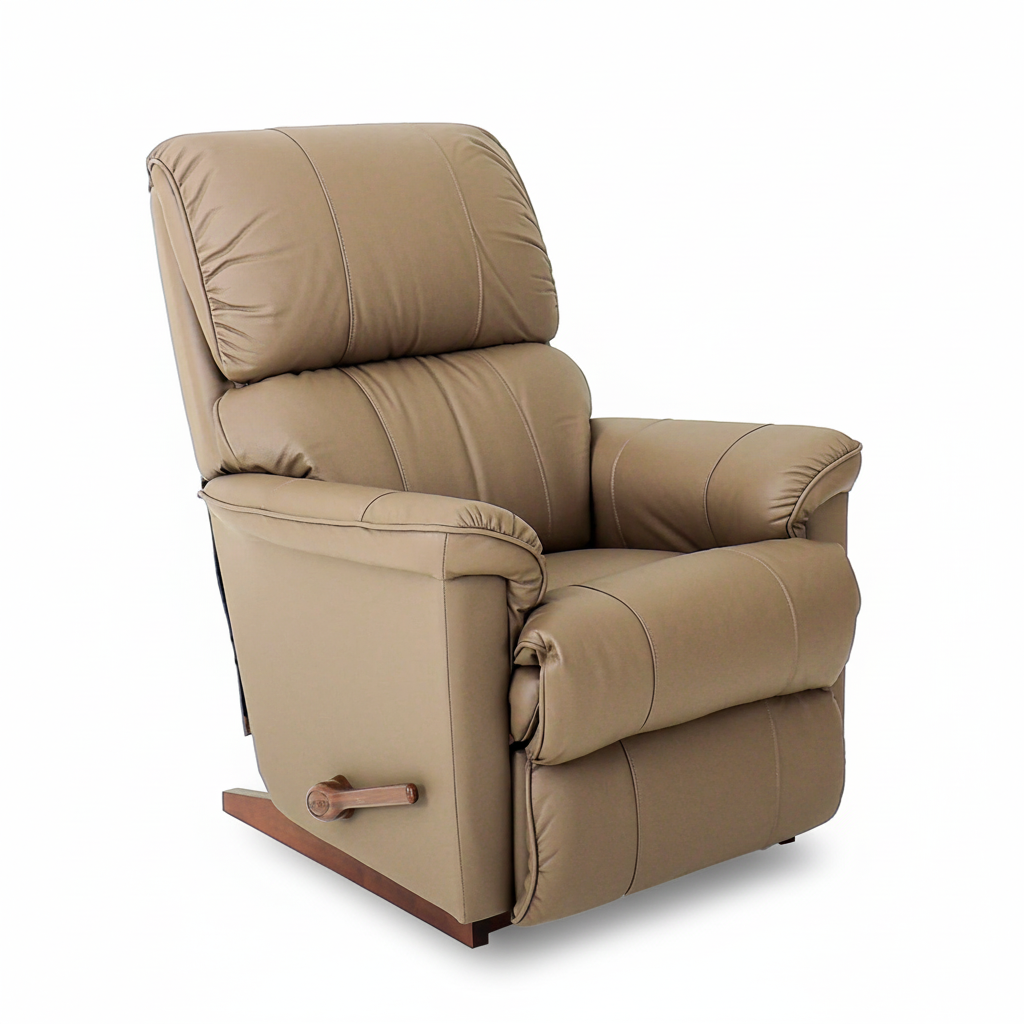 STANLEY Leather Rocker Recliner