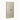Steel cabinet by SOHO, beige finish with two doors and black handle