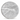 Circular grey felt-textured tabletop surface with subtle linear patterns