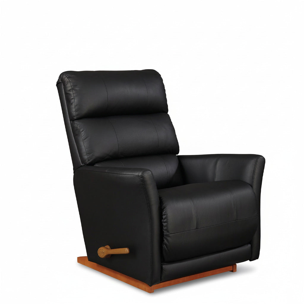 Half Black Rocker EMPIRE Half Leather Rocker Recliner – Blims Fine Furniture
