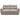 Light beige 2-seater sofa with two seat cushions and padded armrests.