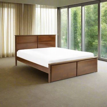 LANA QUEEN BED (CIGAR OAK)