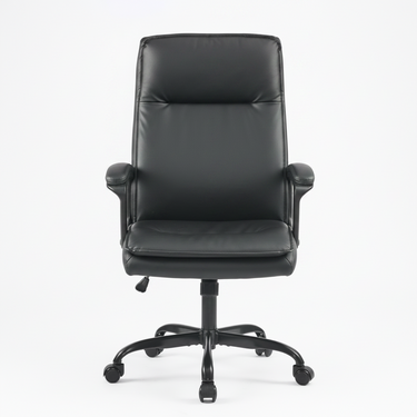 HAYES executive chair with tall padded backrest, armrests, and swivel caster base
