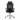 Executive office chair with black mesh back, padded seat, headrest, armrests, chrome caster base