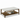 Center table with white marble-look top, dark wood frame, and lower shelf.
