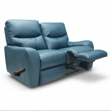 JONES Full Leather Motion Reclining Loveseat