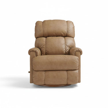 PINNACLE All Leather Swivel Glider-Rocker Recliner (6634588733601)