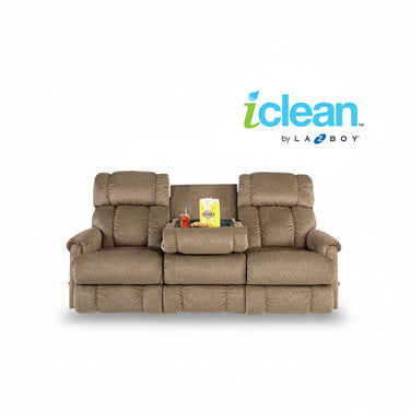 PINNACLE iClean Motion Reclining Sofa with Drop Down Table (7808006848739)